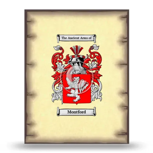 Montford Coat of Arms Print