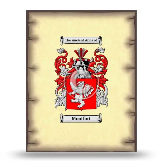 Montfort Coat of Arms Print