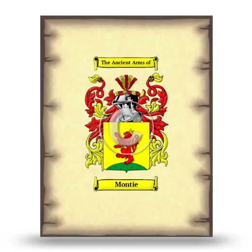 Montie Coat of Arms Print