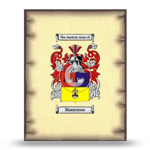 Montresor Coat of Arms Print