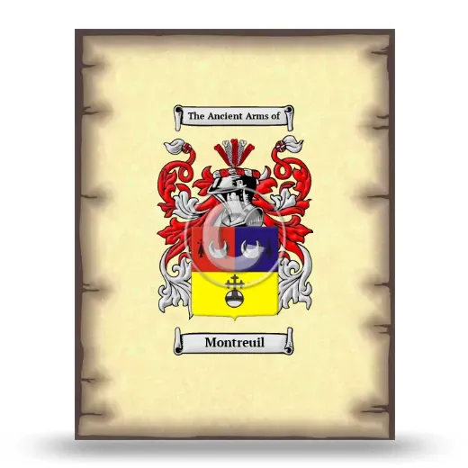 Montreuil Coat of Arms Print