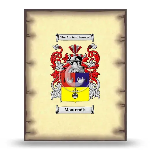 Montreuils Coat of Arms Print