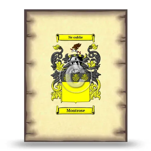 Montrose Coat of Arms Print