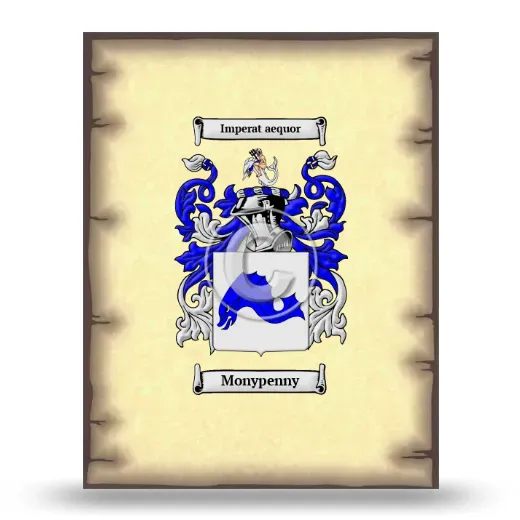 Monypenny Coat of Arms Print