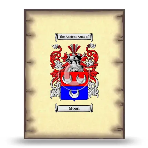 Moon Coat of Arms Print
