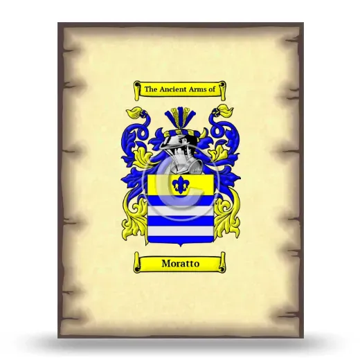 Moratto Coat of Arms Print