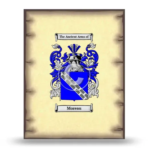 Moreau Coat of Arms Print