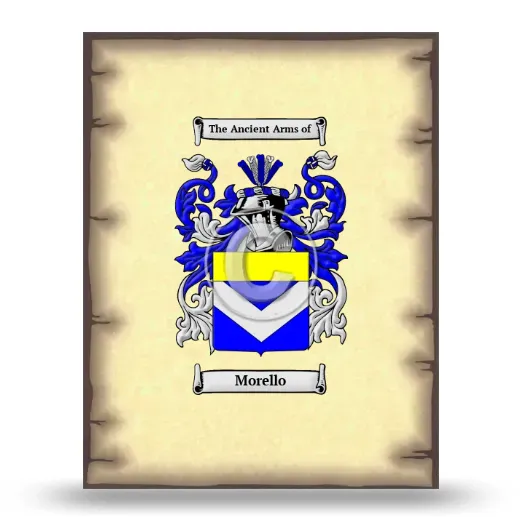 Morello Coat of Arms Print