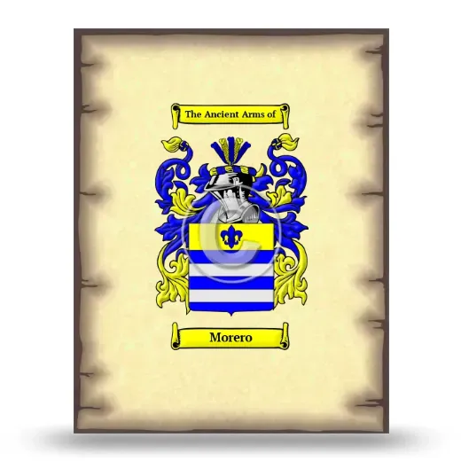 Morero Coat of Arms Print