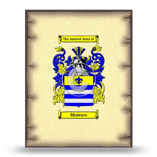 Moresco Coat of Arms Print
