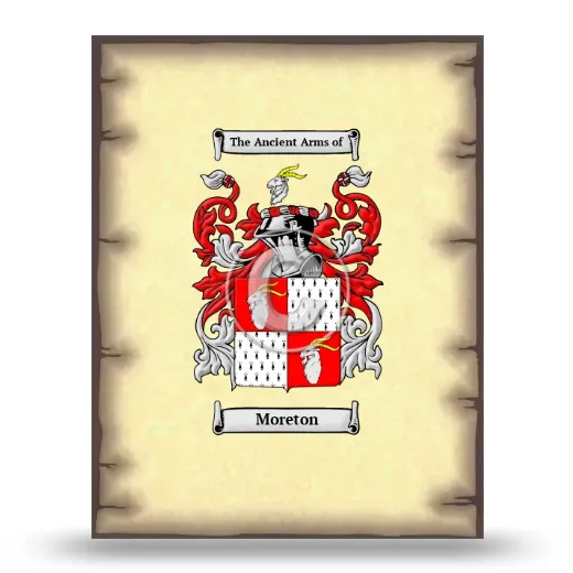 Moreton Coat of Arms Print