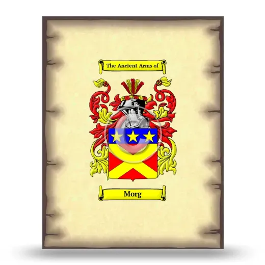 Morg Coat of Arms Print