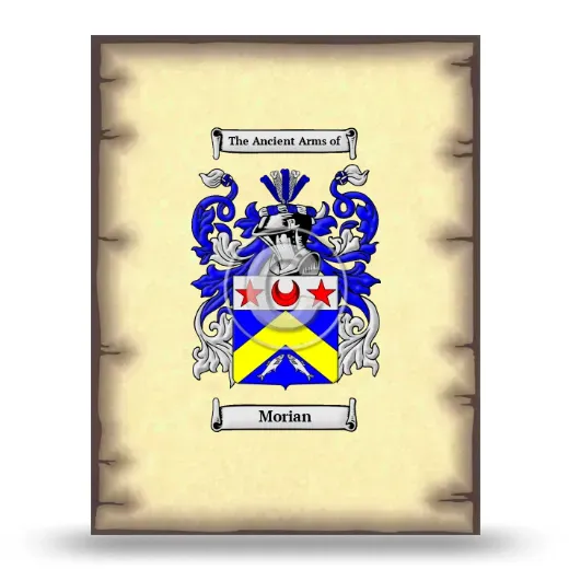 Morian Coat of Arms Print