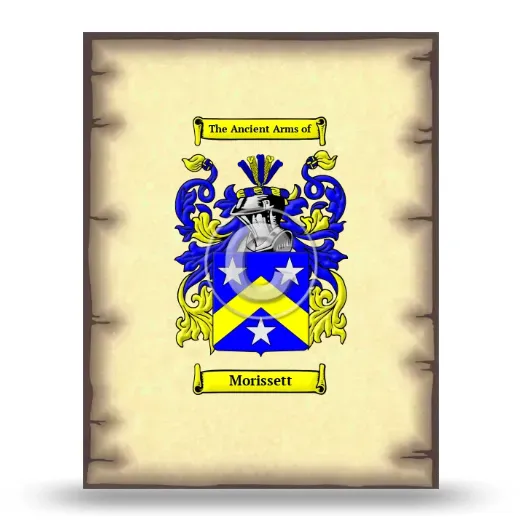 Morissett Coat of Arms Print