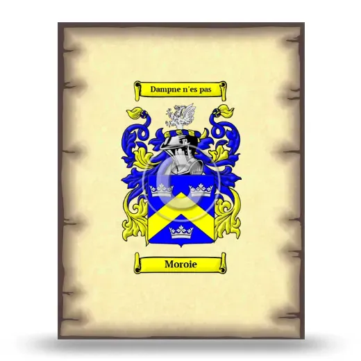 Moroie Coat of Arms Print