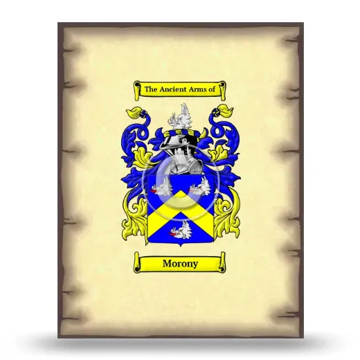 Morony Coat of Arms Print