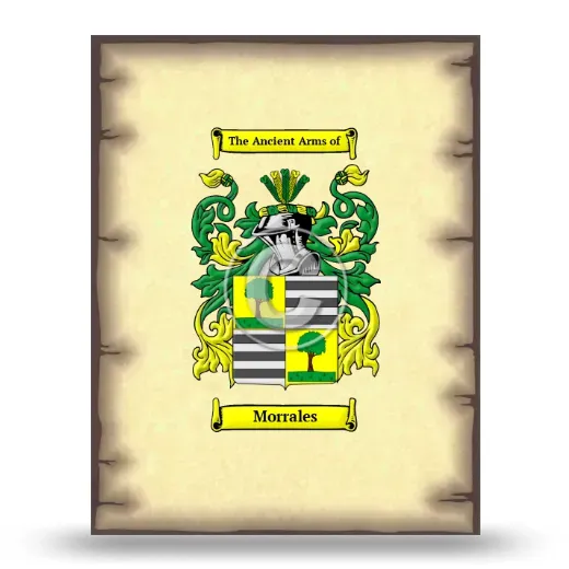 Morrales Coat of Arms Print