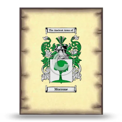 Morrone Coat of Arms Print