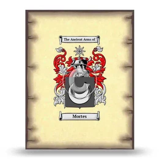 Mortes Coat of Arms Print