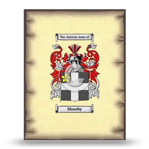 Moseby Coat of Arms Print