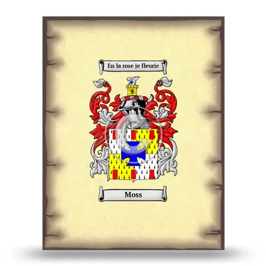 Moss Coat of Arms Print