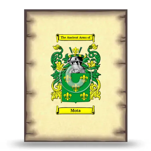 Mota Coat of Arms Print