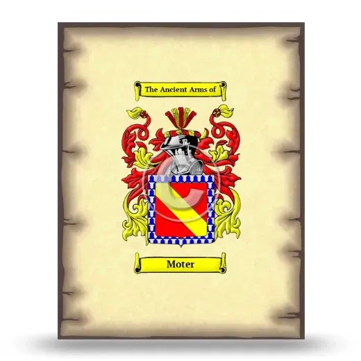 Moter Coat of Arms Print