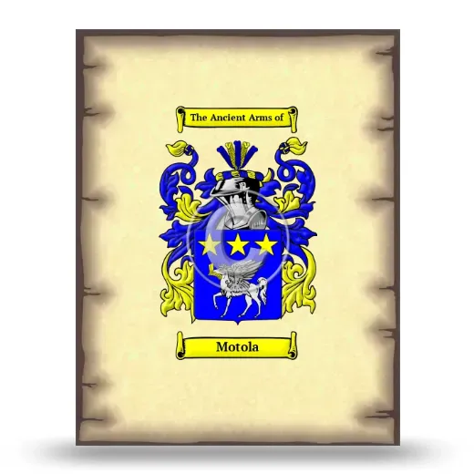 Motola Coat of Arms Print