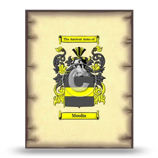 Moulin Coat of Arms Print