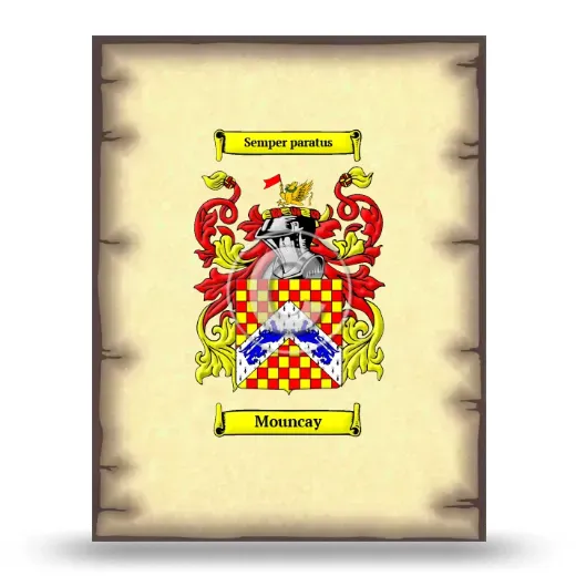 Mouncay Coat of Arms Print