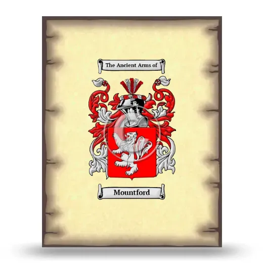 Mountford Coat of Arms Print