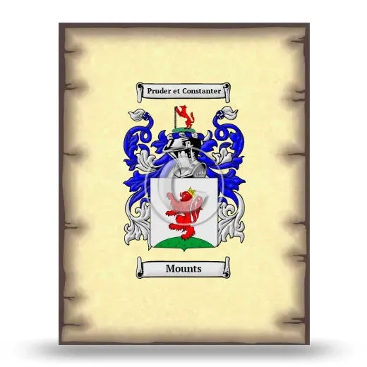 Mounts Coat of Arms Print