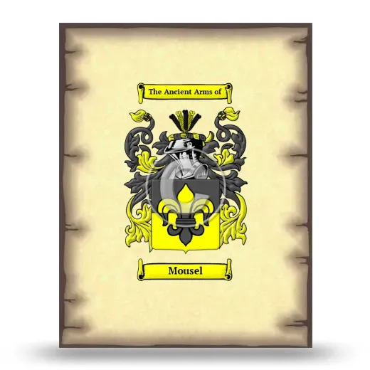 Mousel Coat of Arms Print