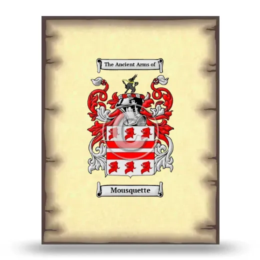 Mousquette Coat of Arms Print