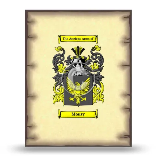 Mousy Coat of Arms Print