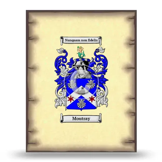 Moutray Coat of Arms Print