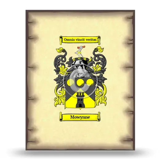 Mowynne Coat of Arms Print