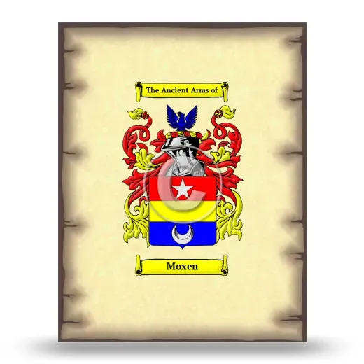 Moxen Coat of Arms Print