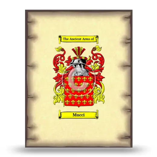 Mucci Coat of Arms Print