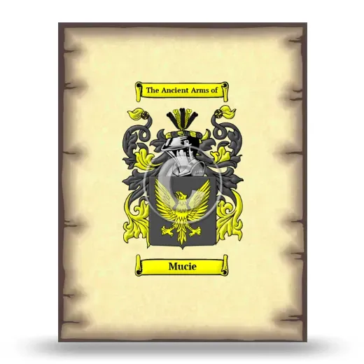 Mucie Coat of Arms Print