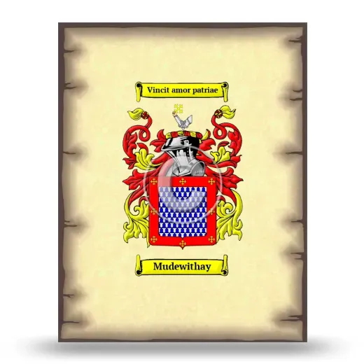 Mudewithay Coat of Arms Print