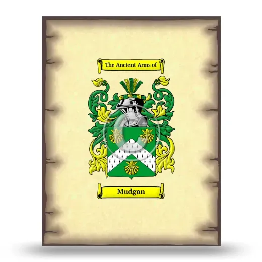Mudgan Coat of Arms Print