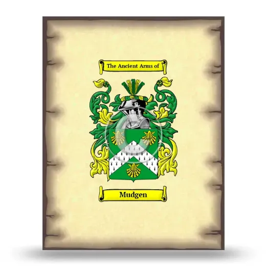 Mudgen Coat of Arms Print