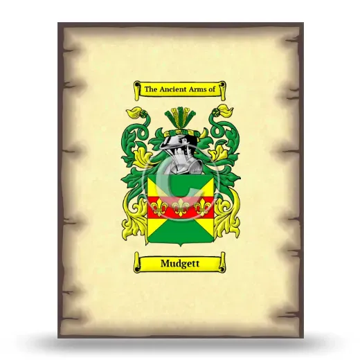 Mudgett Coat of Arms Print