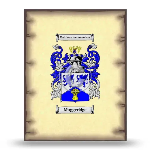 Muggeridge Coat of Arms Print