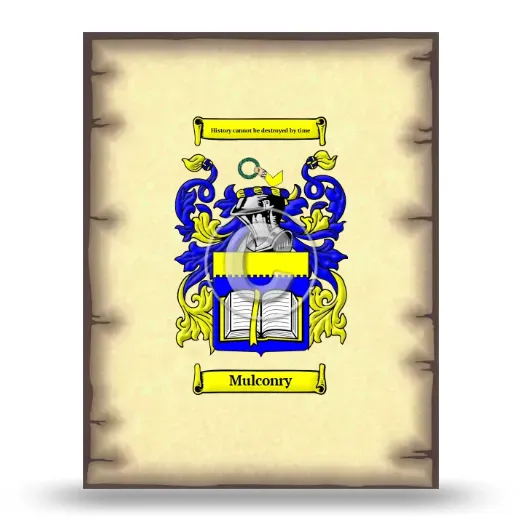 Mulconry Coat of Arms Print