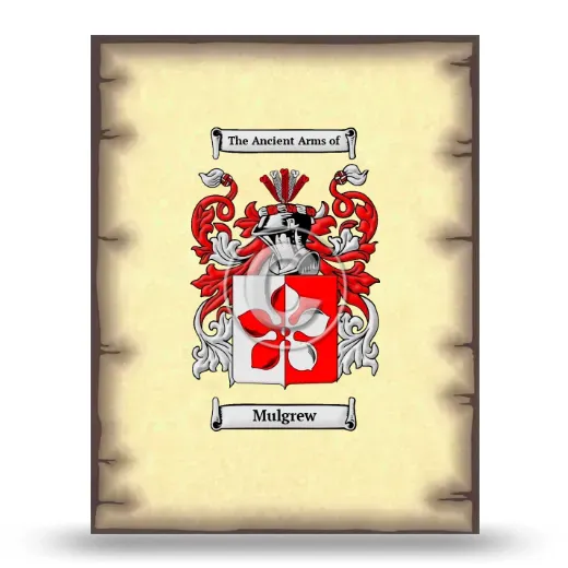 Mulgrew Coat of Arms Print