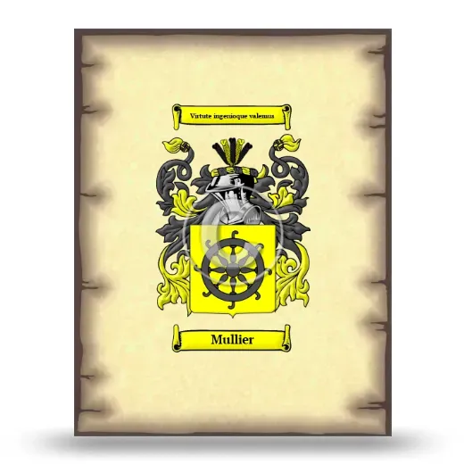 Mullier Coat of Arms Print