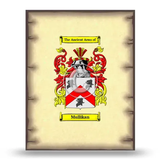 Mullikan Coat of Arms Print