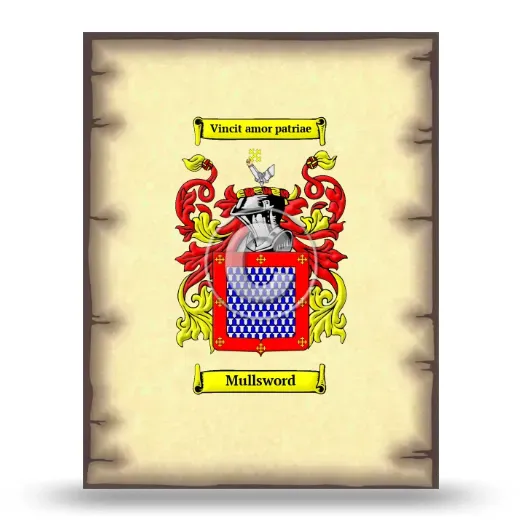 Mullsword Coat of Arms Print
